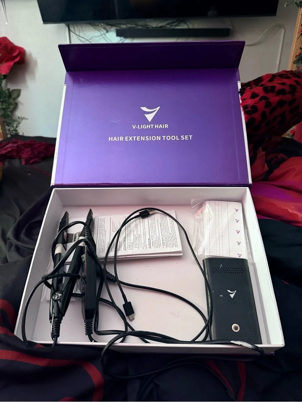 V-Light Hair Extension Tool Set — Purple - Picture 2 of 8
